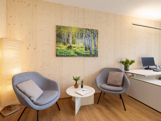 Gemütliche Therapieräumlichkeiten