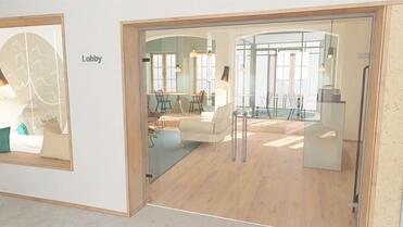 Erste Impressionen der Lobby